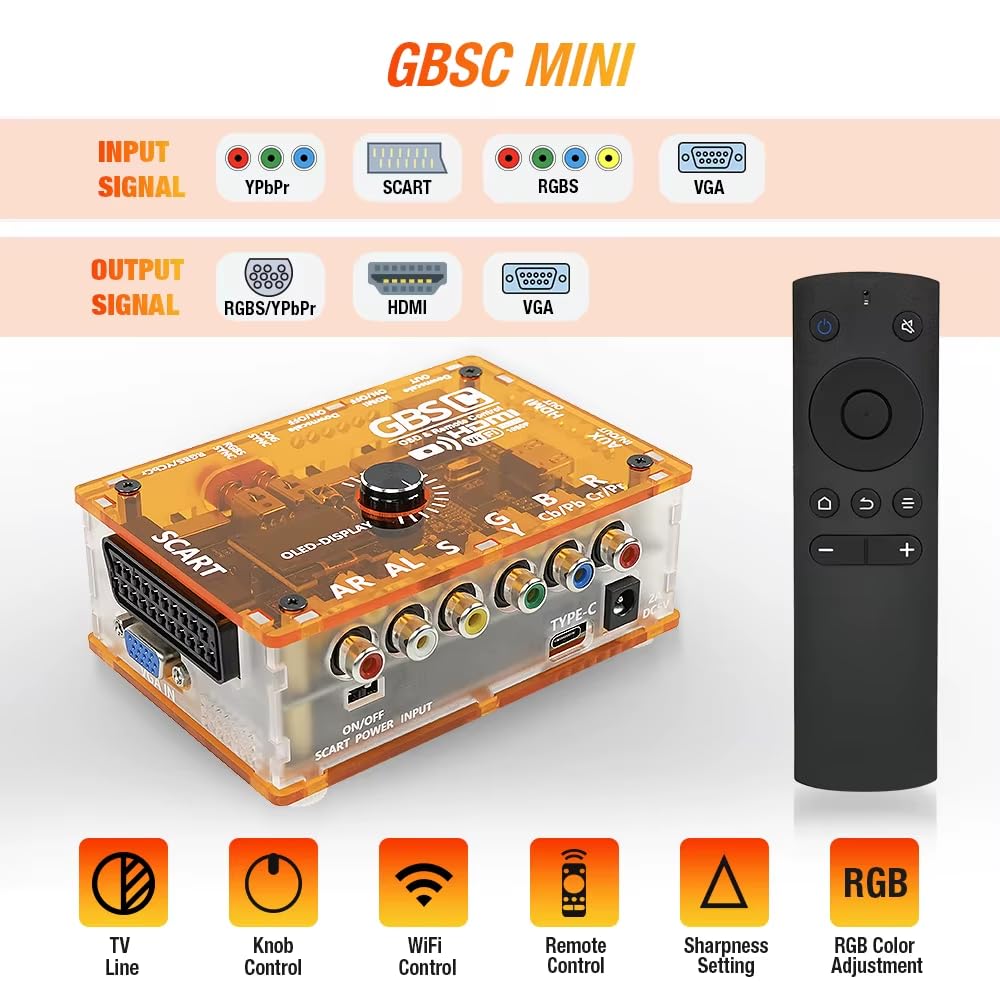 Amazon.com: TicKnot ODV-GBS-C Mini Video Converter RGBS Scart