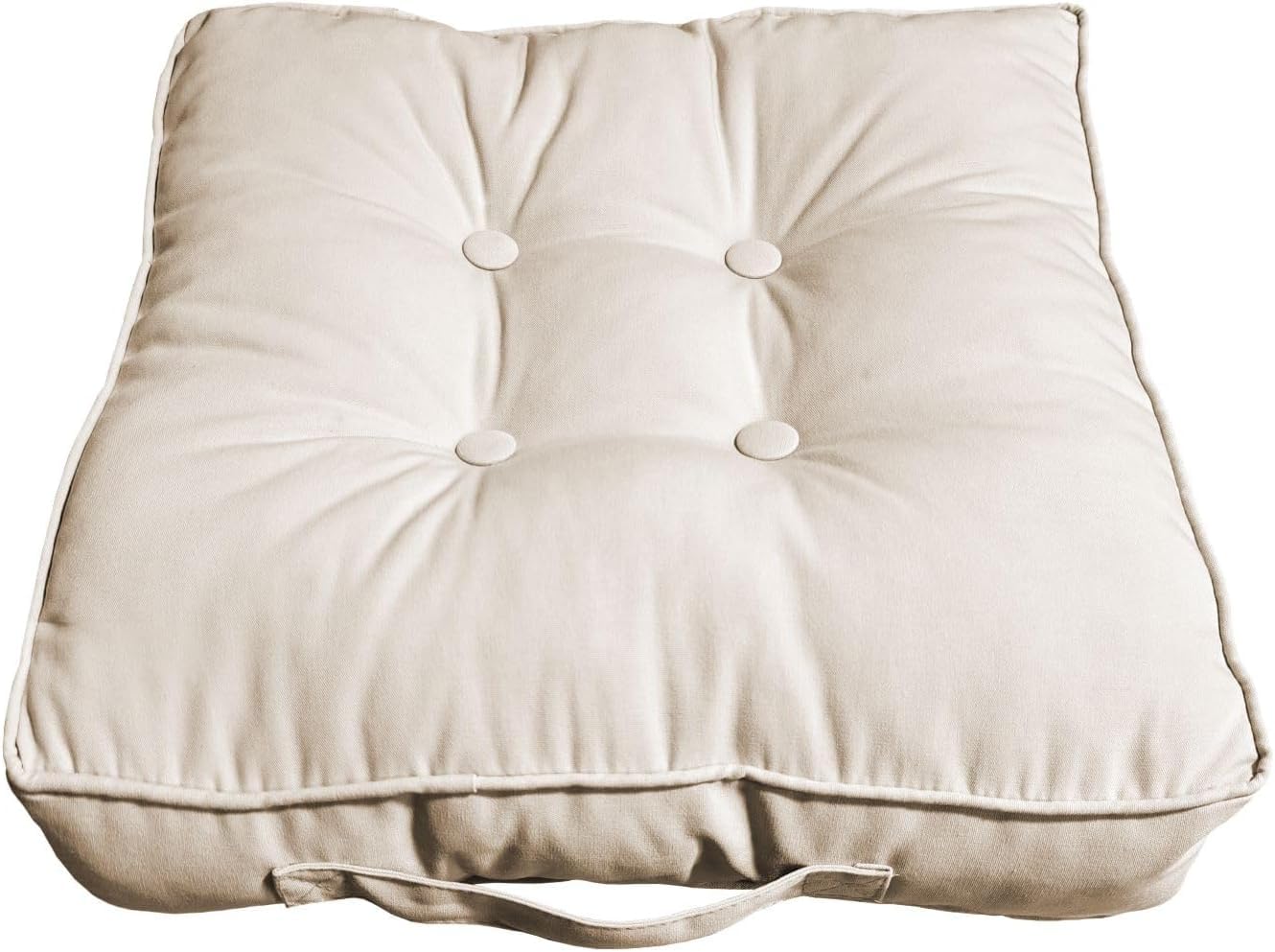 Pro Home Booster Cushion for Chair & Armchair – Thick Firm Support to Seat Riser Height for Elderly & Adults, Pressure Relief for Pregnancy, Recovery & Comfort, Washable Cover (Cream)