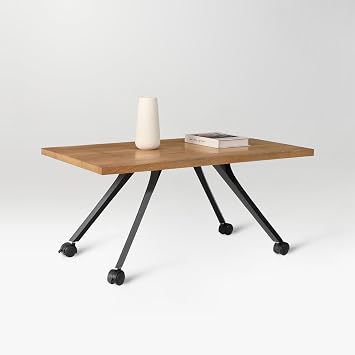 Flowyline 16 H 133B Compa Handcrafted Black Metal Legs for Bench & Coffee Table