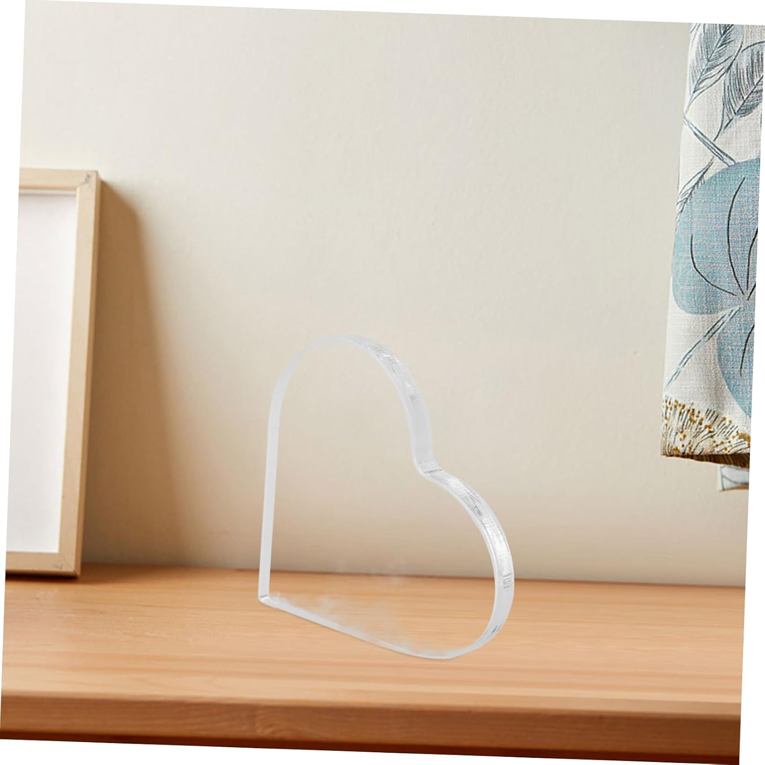 Alipis Clear Acrylic Board for DIY Crafts Lightweight Transparent for Painting Drawing and Home Decor Heart-Shaped Blanks Gifts and Memorials