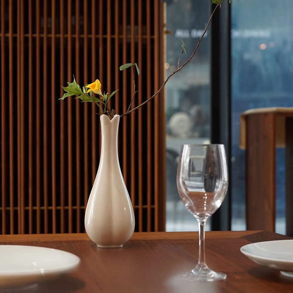 Trockenblumen-Keramikvase, grüne Pflanze, Neuer chinesischer Stil, Arbeitszimmer, Teeraum, humanistische ästhetische Dekoration