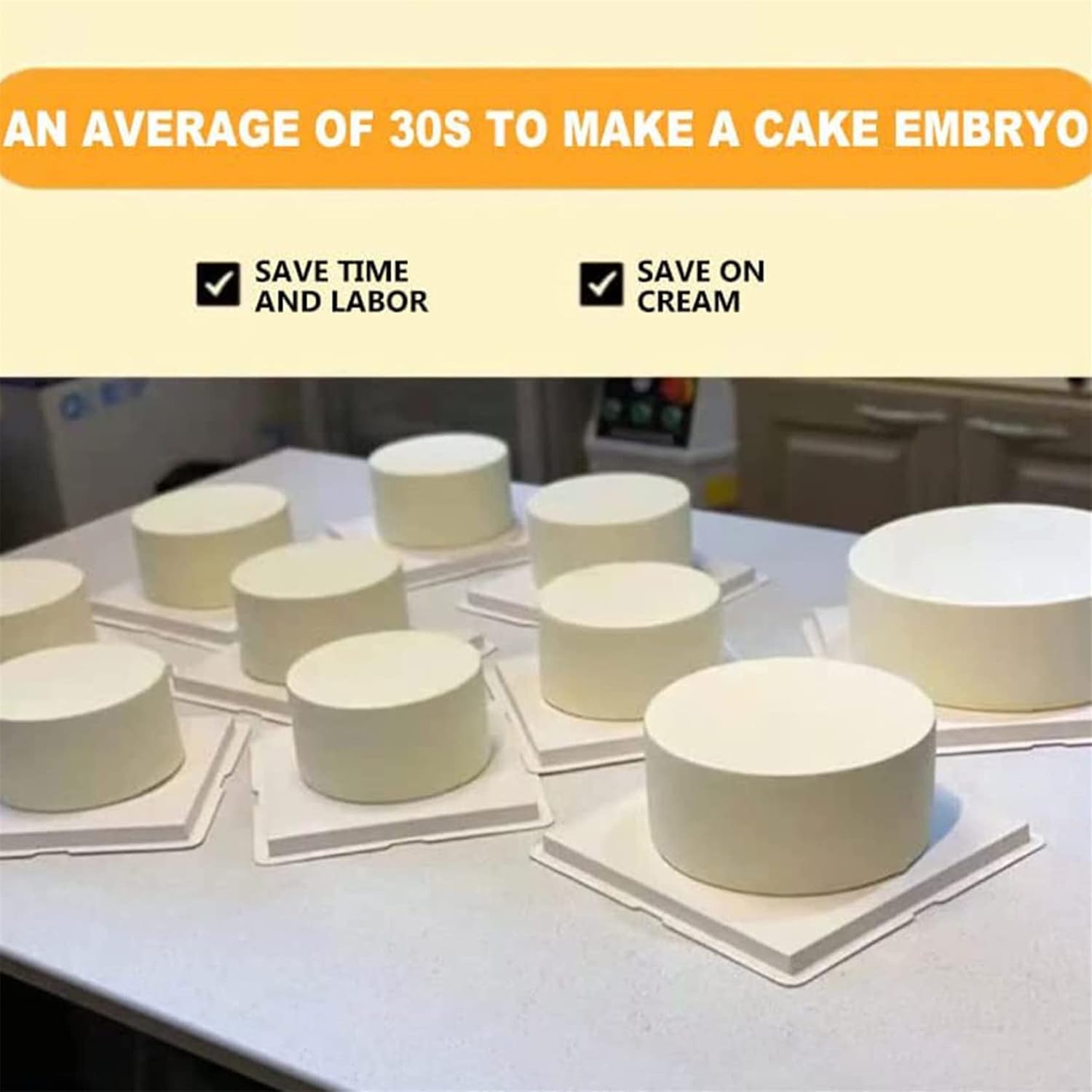 Round Cake Cream Spreading Coating Filling Machine,Baking Birthday Cake Tools, Cake Bread Cream Decoration Spreader Smoothing Machine,110V