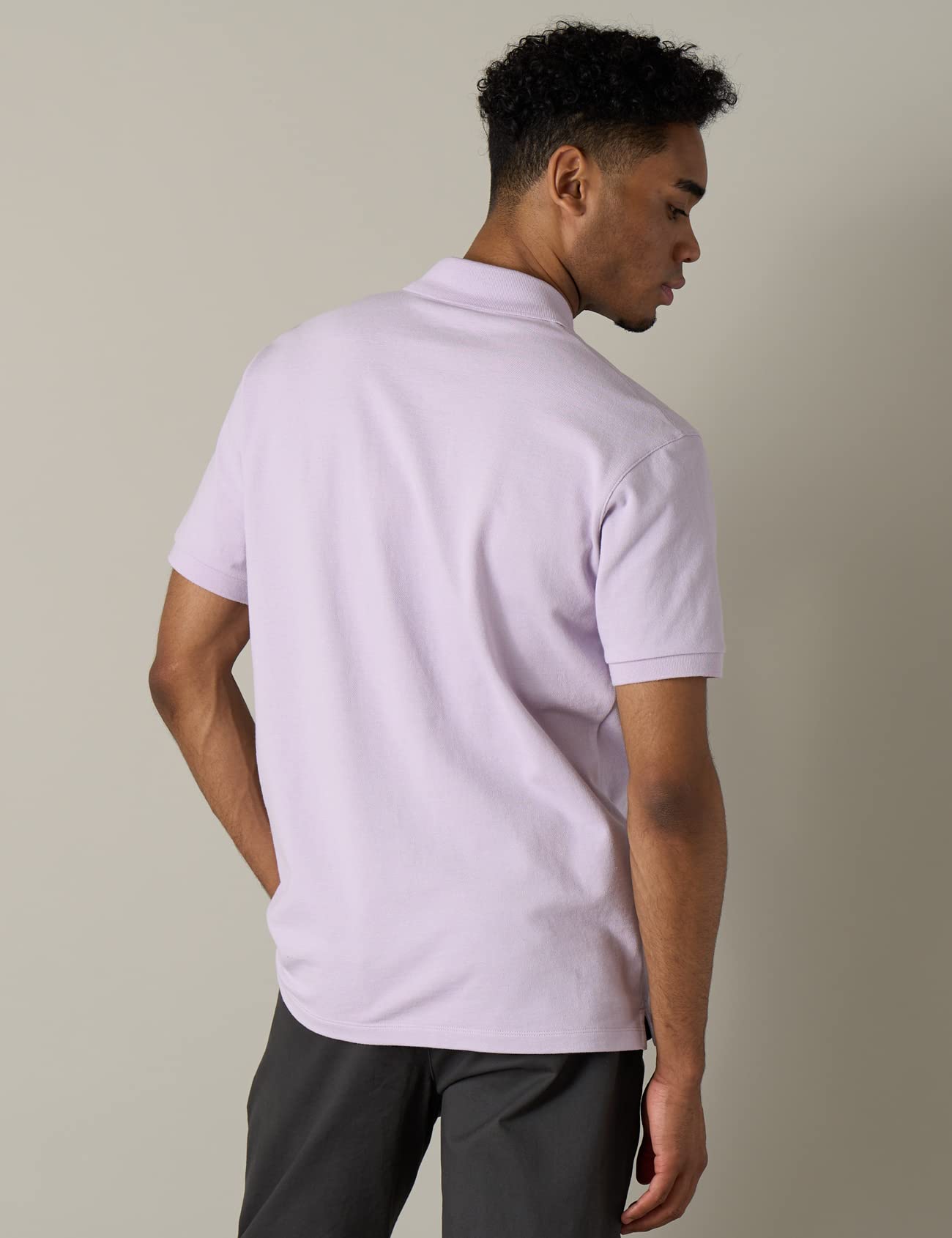 LAPASA Polo da Uomo 100% Cotone piqué Manica Corta vestibilità Classica Primavera/Estate