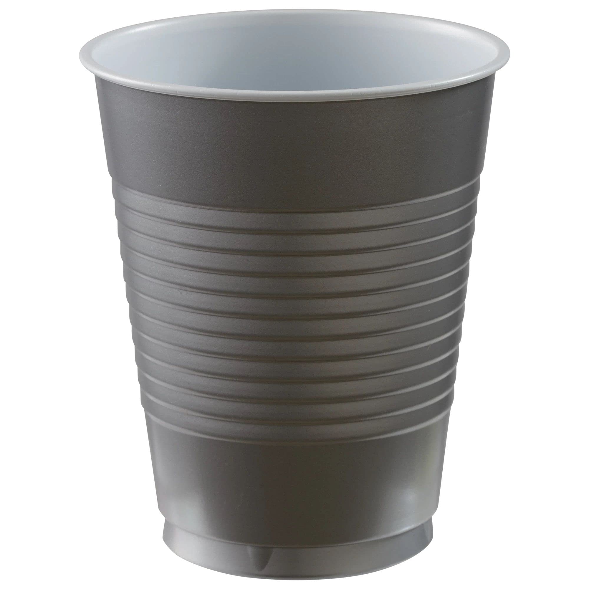 Amazon.com: Amscan, Silver Plastic Cups Big Party Pack 50ct, 18 oz, 50  Count (Pack of 1) : Everything Else