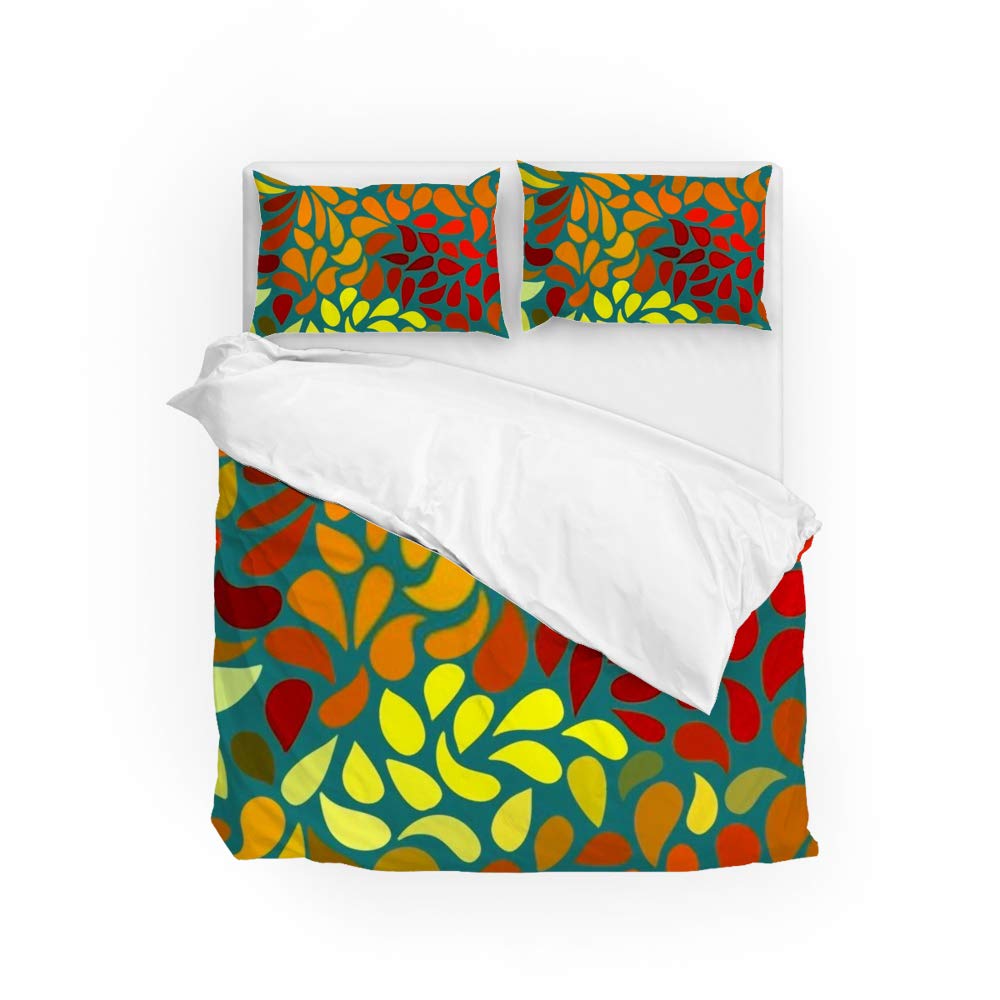 Housse de couette aquarelle et parure de lit grand lit design artistique
