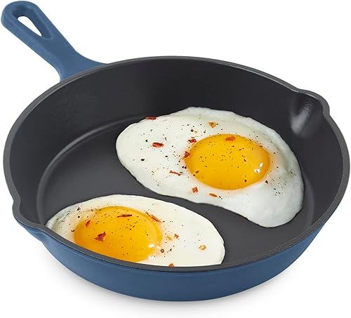 DASH Zakarian - Sartén antiadherente de hierro fundido de 75 pulgadas color azul