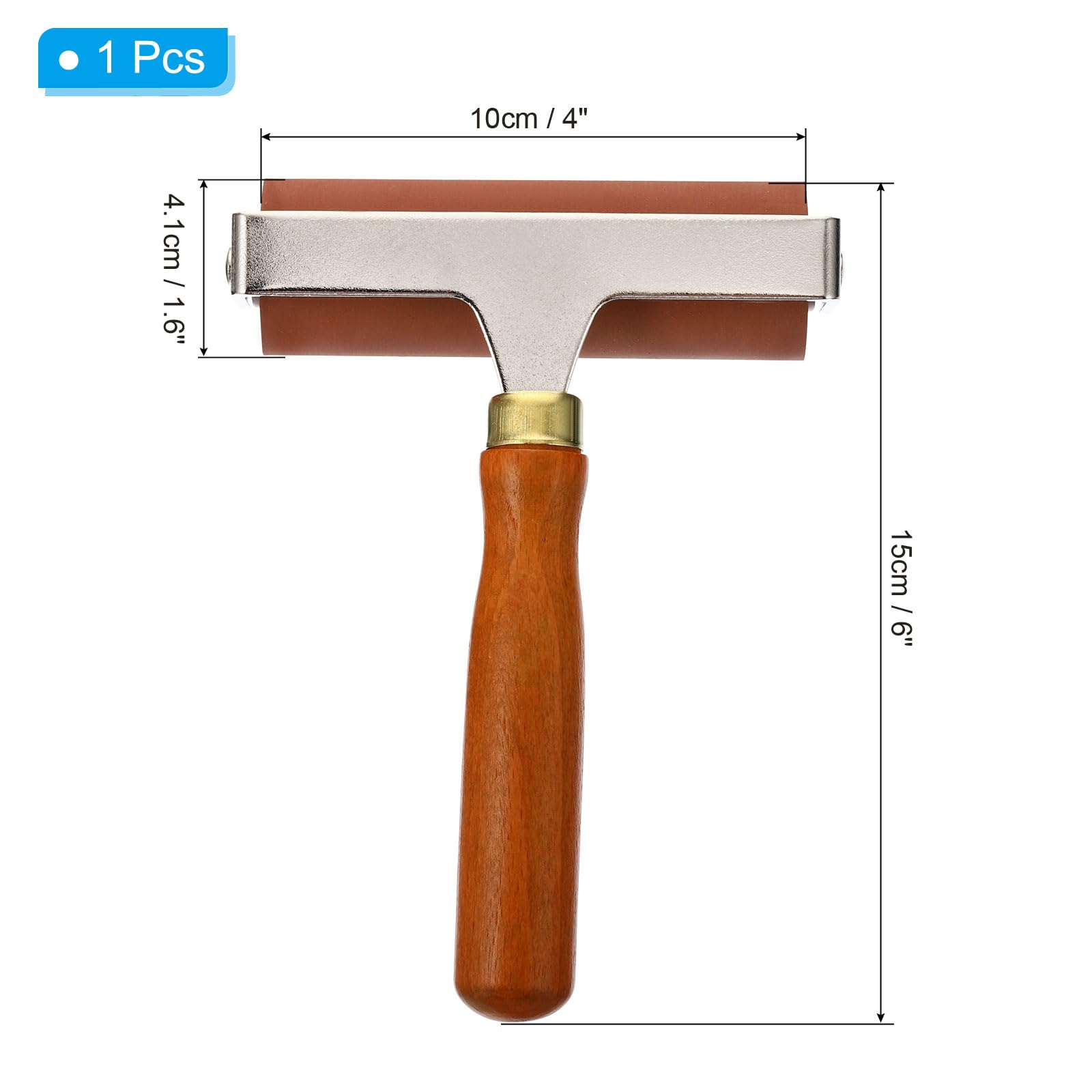 PATIKIL 4 Inch Rubber Roller Brayer - Image 2
