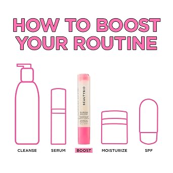 BeautyBio Plumping and Clarifying Boosters.