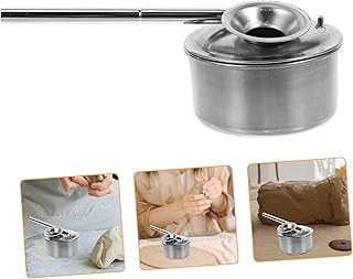 STOBOK Edelstahl Tonwerkzeug 100ml Sprühflasche für Keramik Glasur Wiederverwendbares Metall Spritzgerät für Selbstgemacht und Handwerkliche Töpferarbeiten