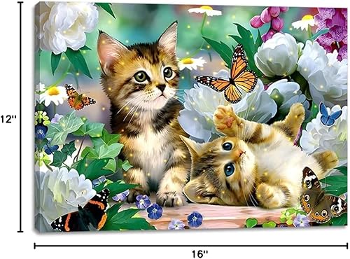 Miniatura 29 de alottagifts Cardinals Birdhouse - Lienzo decorativo iluminado para pared, 16 x 12 pulgadas con temporizador, diseño de lienzo LED para pared, obra