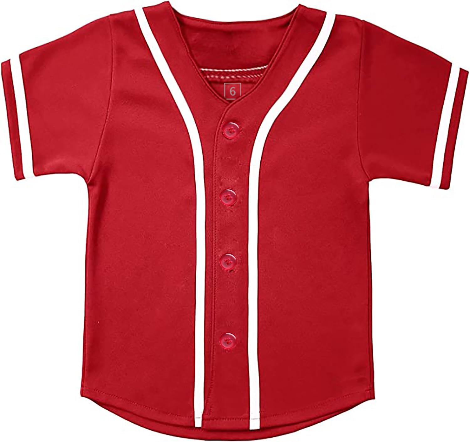 SPTEHW Kids Baseball Jersey Button Down Hip Hop T Shirts Personalized Softball Jersey for Boys Girls