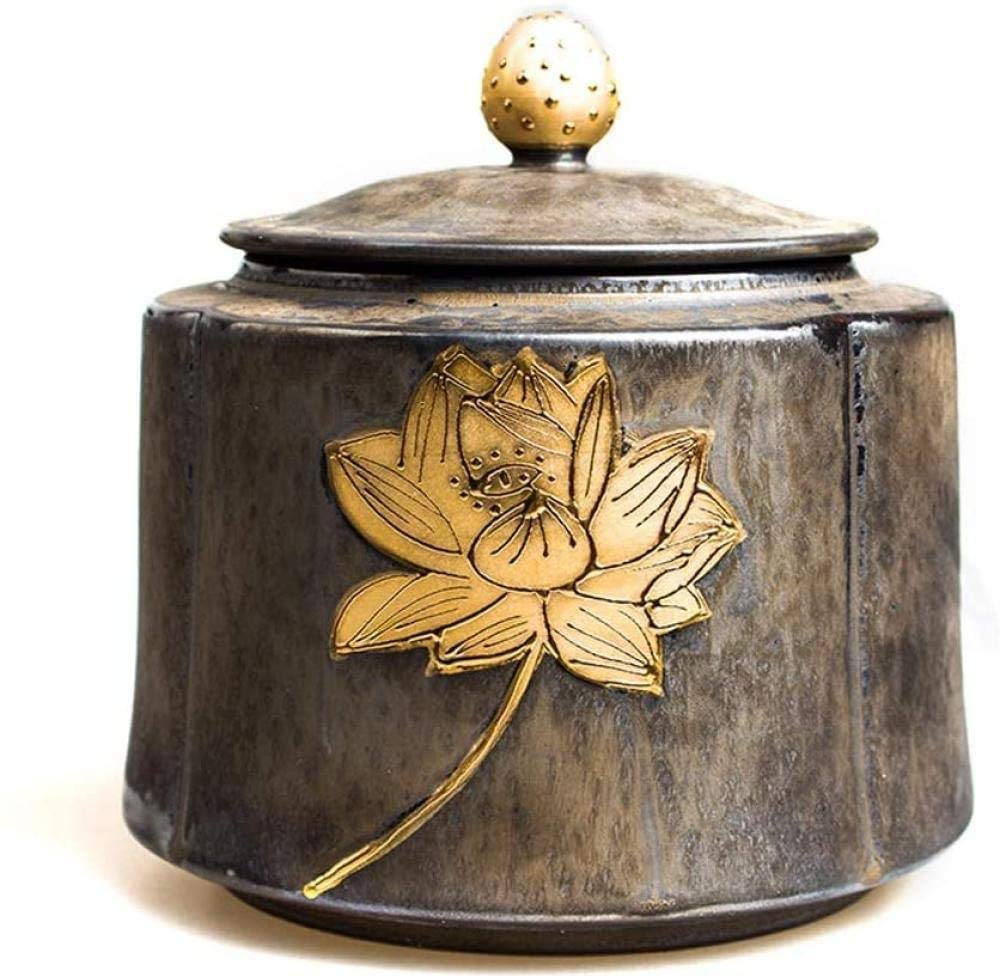 Urna funeraria Conmemorativa de urna de cremación de cerámica para Adultos, para Cenizas humanas, hasta 230 Libras, ataúdes y urnas