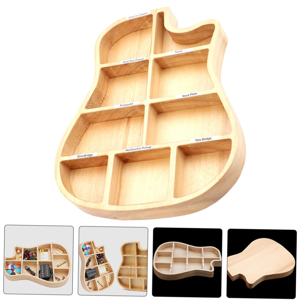 TOYANDONA Pudełko Kostki Do Gitary Uchwyt Na Etui Przechowywania Gitary Futerał Gitarę Akcesoria Gitarowe Organizator Gitarę Uchwyt Rzeczy Zestaw