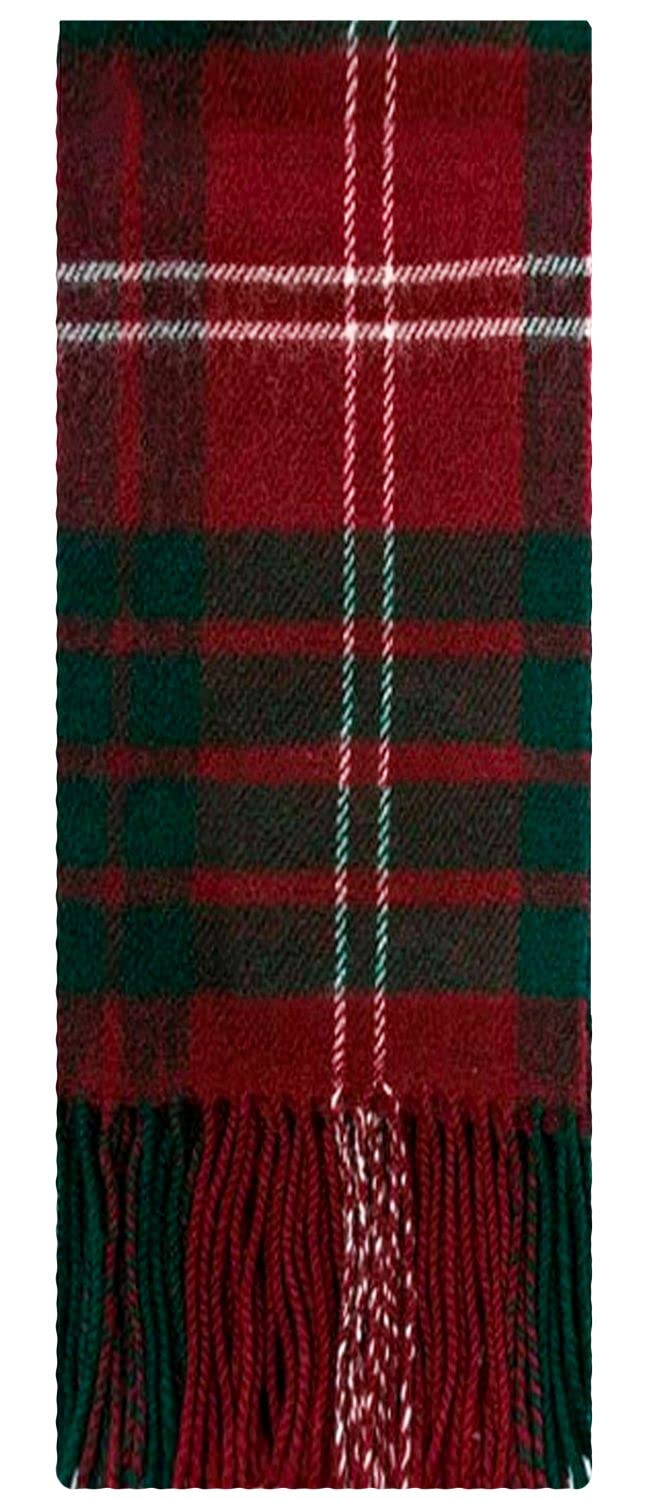 I LUV LTD Crawford Modern Modern Tartan Plaid 100% Lambswool Clan Scarf Made in Scotland