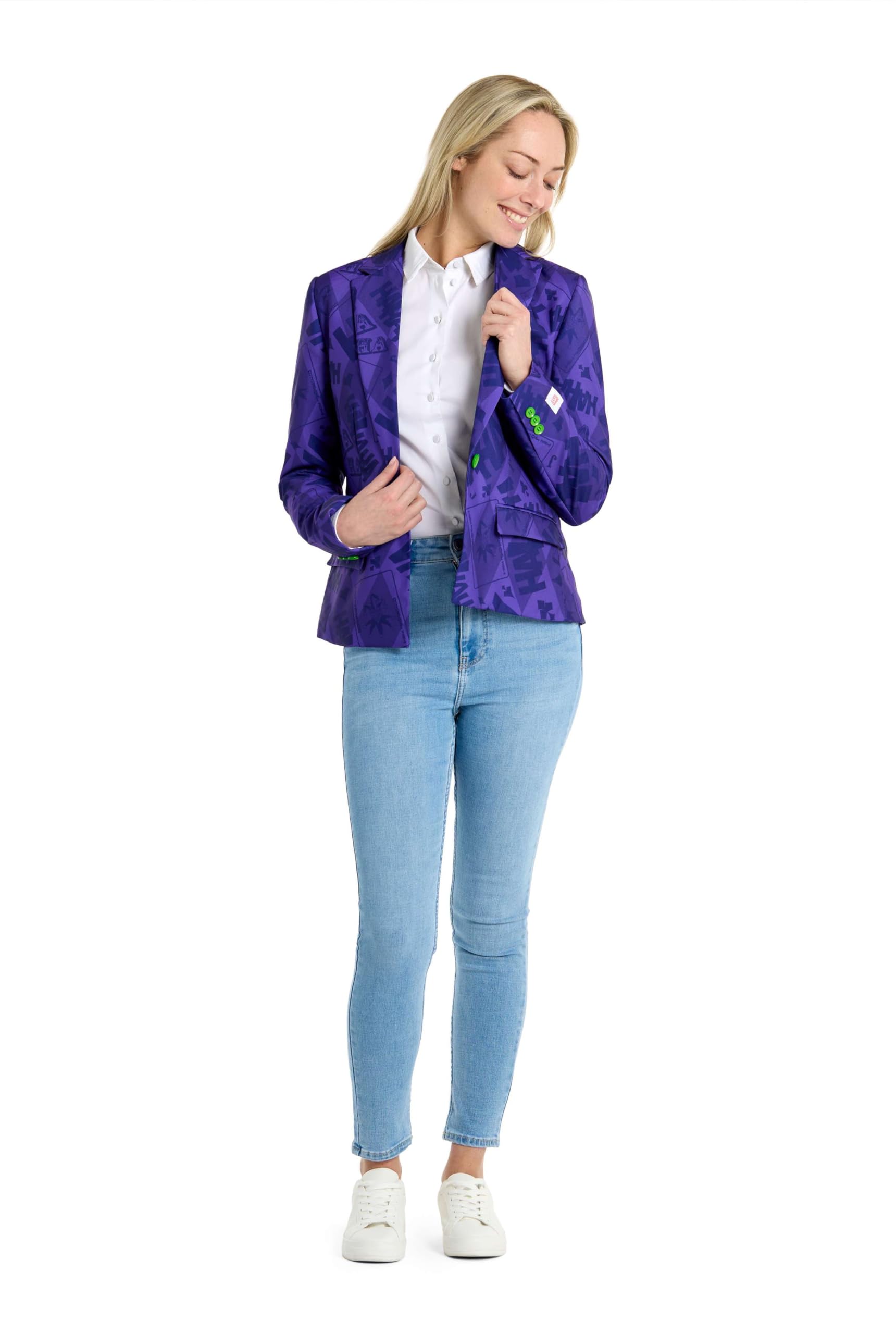 OppoSuits Damen-Blazer – Charakter-Anzugjacke – schmale Passform – nur Blazer