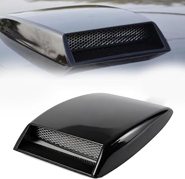 1pcs Bonnet Vent Sticker, Air Intake Scoop, Bonnet Scoop Air Intake | bonnet air vent, Car Vent, Car Decorative Air Inlet Mask Engine Hood Ventilation Mask Black