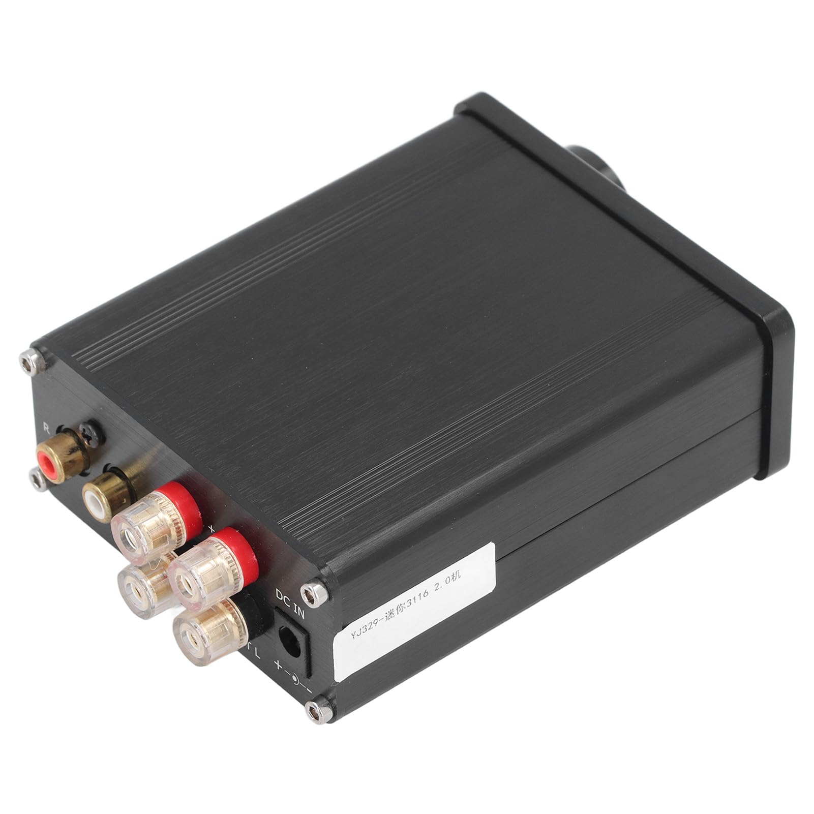 Emoshayoga Amplificatore di Potenza Digitale Amplificatore Stereo Ad Alta Potenza di Classe D di Grande per Home Theater 100 W X 2 in Lega di Alluminio