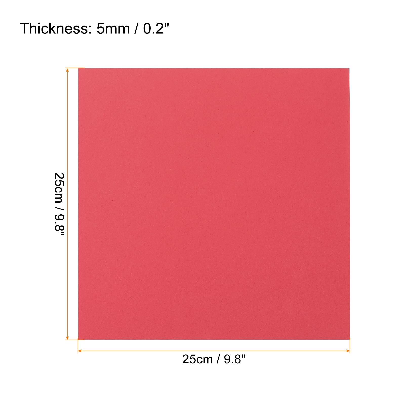 Rebower 6Pcs Foam Sheets Crafts Foam Arts Paper 10 x 10 x 3/16 Inch [for Crafts Project Scrapbooking, DIY, Party Handicraft - Image 2