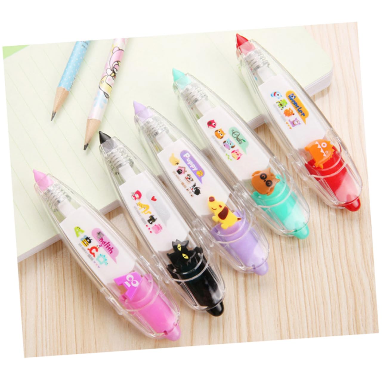 SHINEOFI 15pezzi Nastro Decorativo Con Design Carino Per Scrapbooking e Diari Facile Da Usare e Pratico Per Ufficio e Scuola Stile Misti