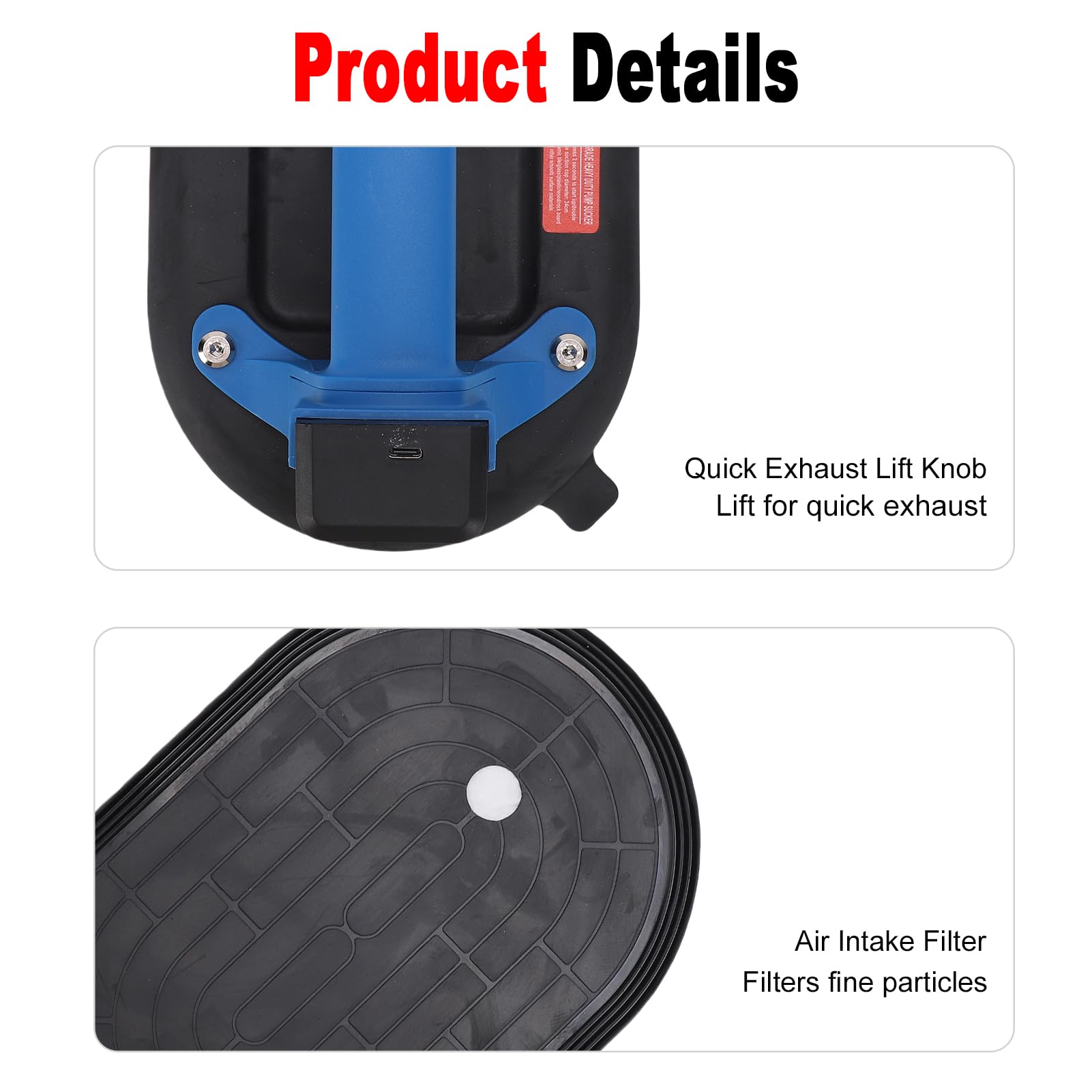 Ventosa eléctrica inalámbrica con capacidad de elevación de 440 lbs/200 kg, pantalla digital, batería de 3000 mAh para manejar vidrio, azulejos, madera y piedra