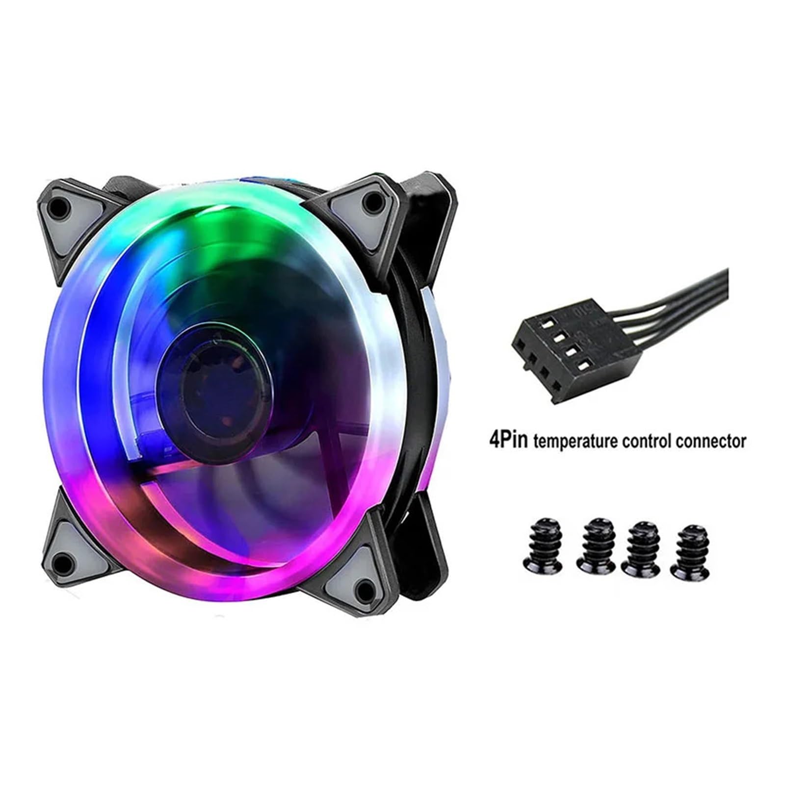 5 sztuk LED Light 12V 4pin/3Pin 9225S PC Case Cooler Wentylator chłodzący Komputer GPU
