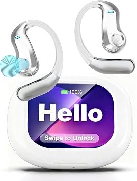 AI Translation Earbuds Real Time, 169 Languages & 8 Offline Modes, 60H Playtime Language Translator Earbuds, Audifonos Traductores Ingles Espanol for Travel Business LearningWhite