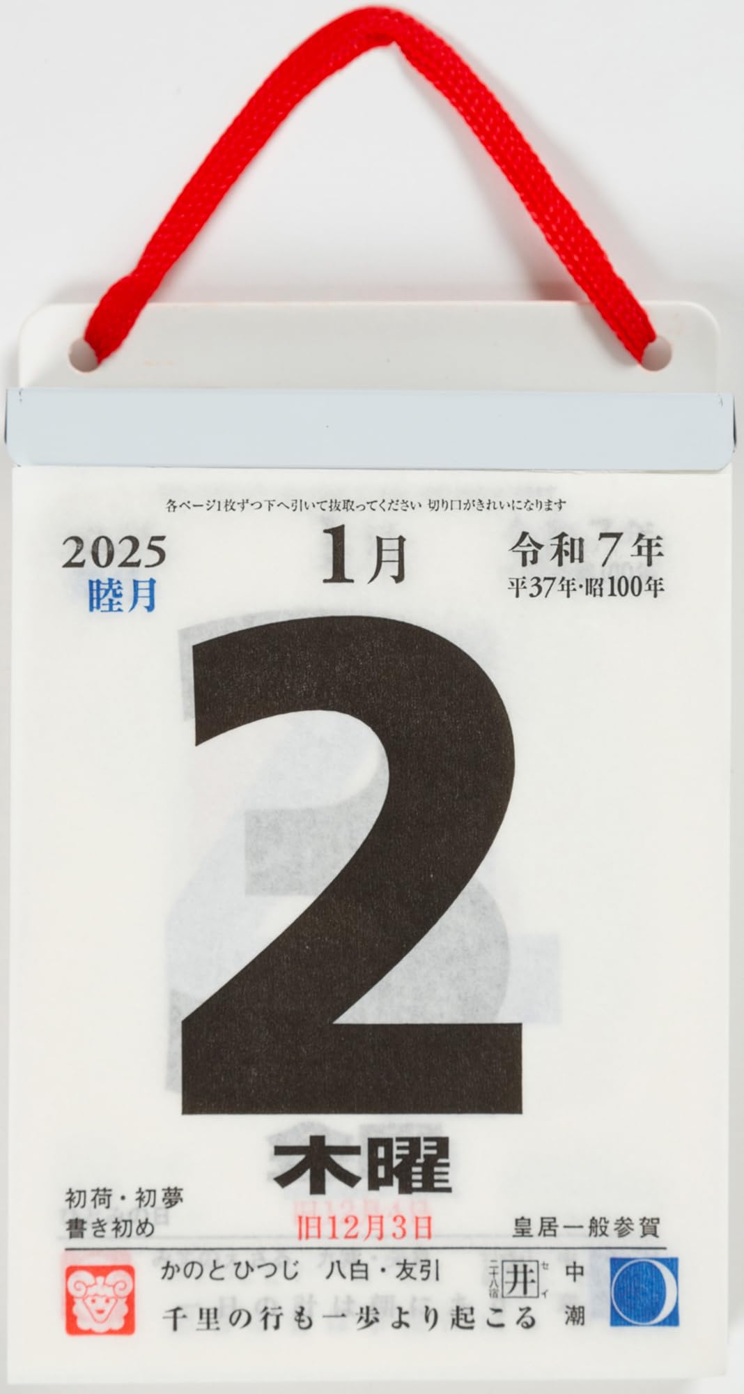 Amazon.co.jp: 高橋 2025年 カレンダー 日めくり 4号 超小型