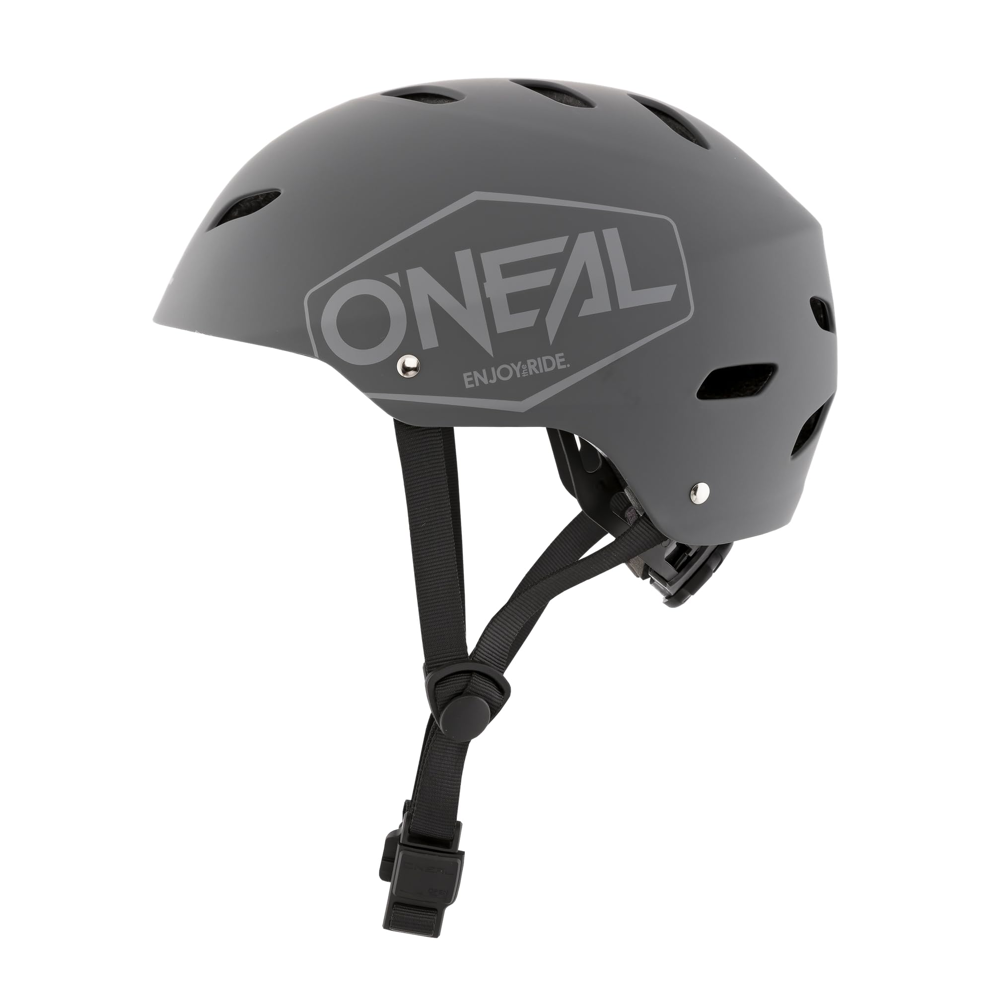 O'NEAL Dirt LID Helm Kinder Plain Grau