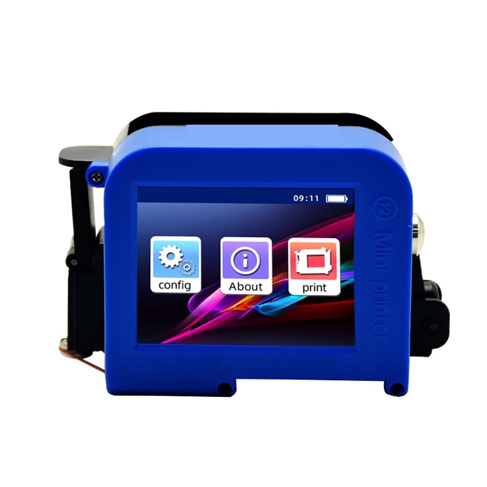 Codeur de motifs QR portable et mini imprimante d'étiquettes avec encre noire séchage rapide