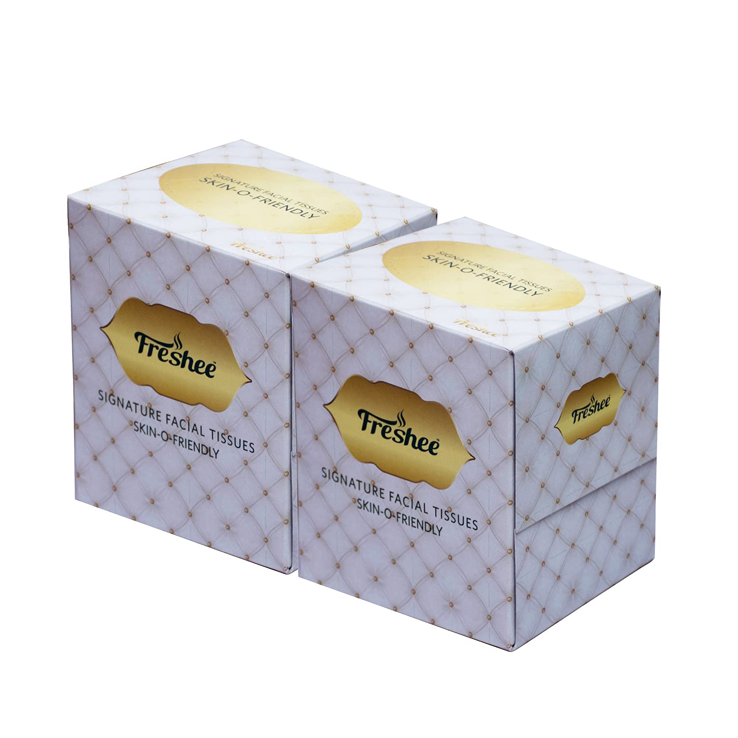 Freshee Facial Tissue Box, 2 Ply Cube Box with 80 Soft Facial Tissues, Pop up Box Tissue for Car, Home, Shop, etc, Pack of 2-image-5