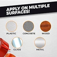 Vista 3 de WOD - Cinta de reparación de barrera de vapor e invernadero, película de polietileno transparente de 1 pulgada x 108 pies, resistente a los rayos