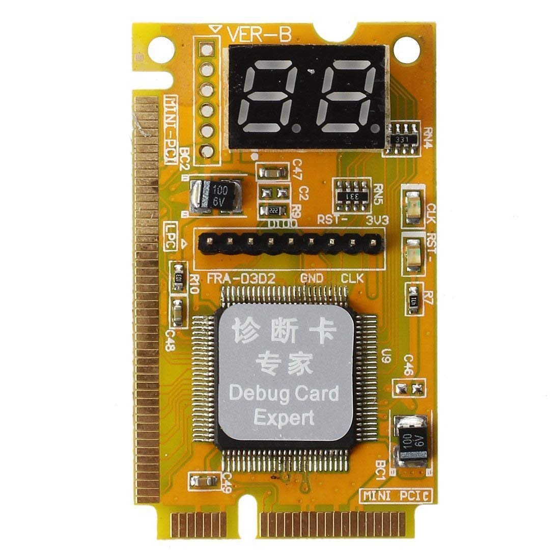 BigPlayer Desktop Laptop Debug Diagnostic PCI/Mini PCI-E/LPC PCI/Mini Testing Card Tester Gold-image-21