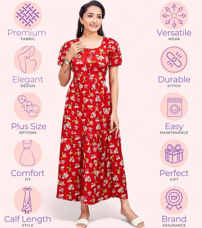 Image of Polyester Floral Regular Women Kurta
