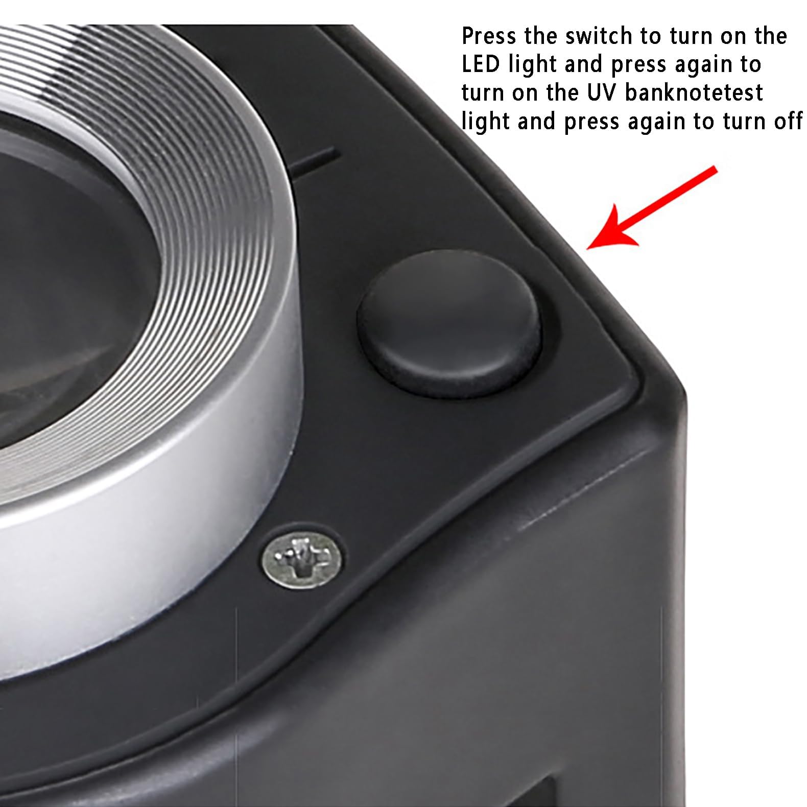 Lupa De Metal HD, Lupa De Tela 30X con Escala Precisa Y 6 Luces LED, Recargable por USB, para Reparación De Relojes, Lectura De Monedas, Joyas, Sellos Y Manualidades.