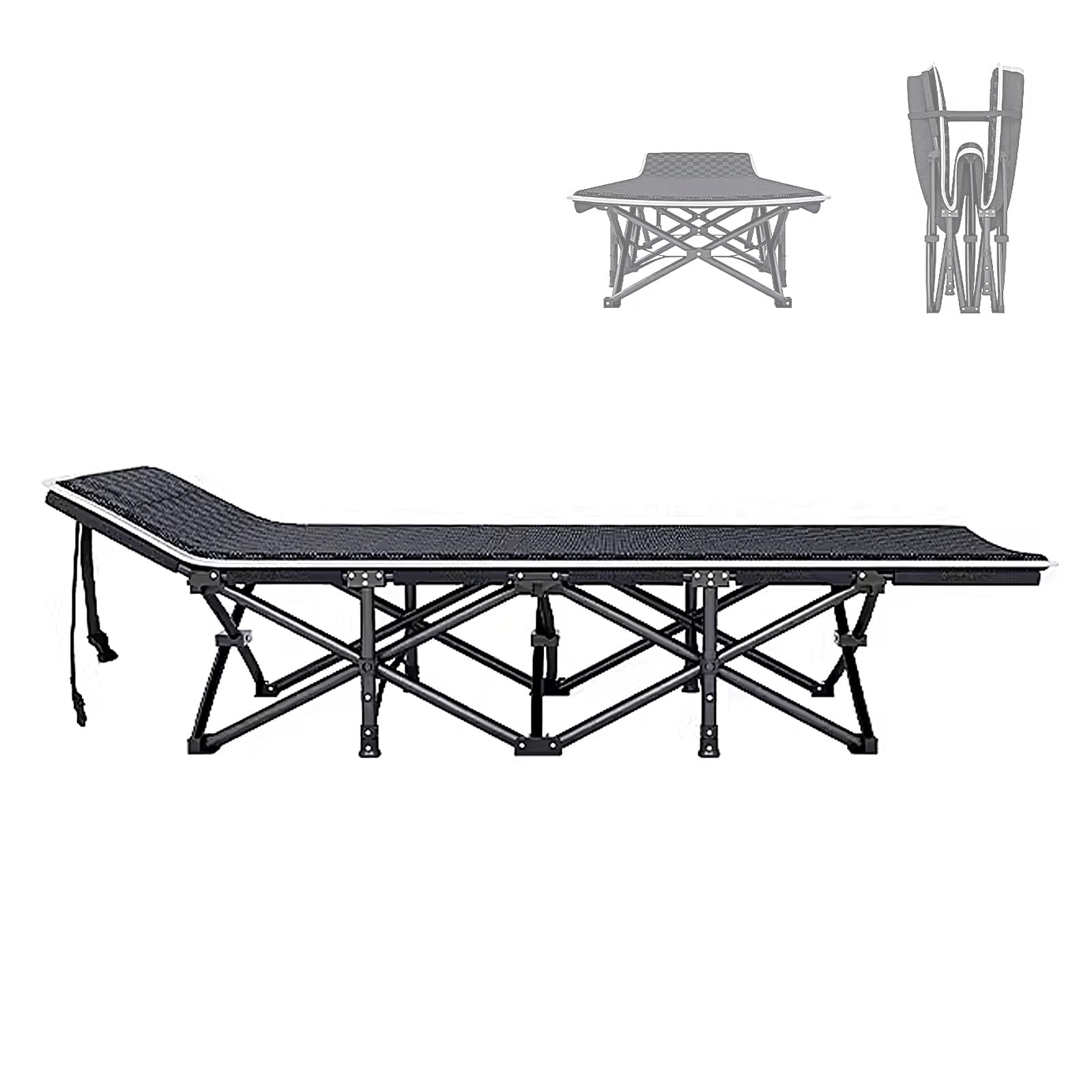 Cama Plegable portátil, catres de Camping, Cama portátil para Adultos, catre de Camping Plegable, catre de Camping para Adultos, catre Plegable portátil para Exteriores, para Viajes, campame