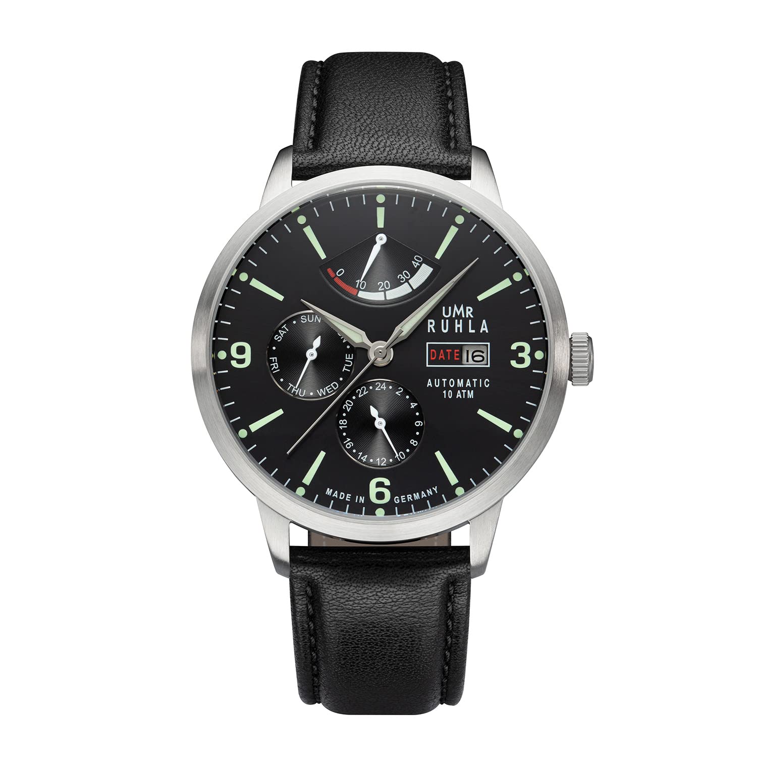 UMR RUHLA Automatic 80271, Armbanduhr, Herren, mechanisch, Edelstahl, 10 bar