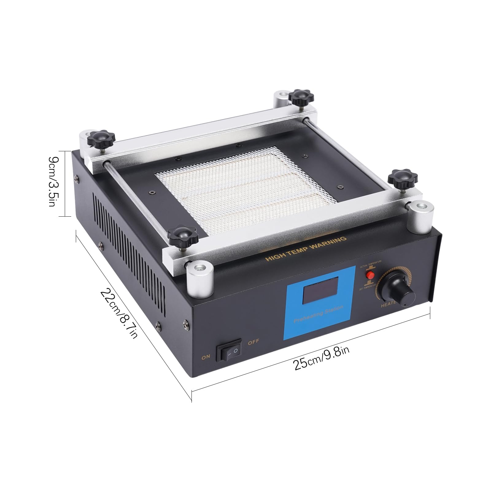 BGA Infrared Rework Electronic Hot Plate Preheat Preheating Station 853A 600W PCB Preheater bga Rework Station Preheating Oven Station