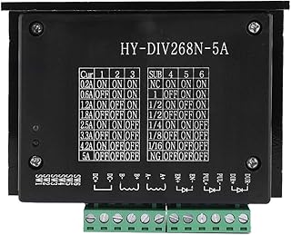 Controlador de motor paso a paso de dos fases Accesorios de motor paso a paso Control de corriente promedio 0.2-5A Controlador CNC TB6600 para máquinas de grabado
