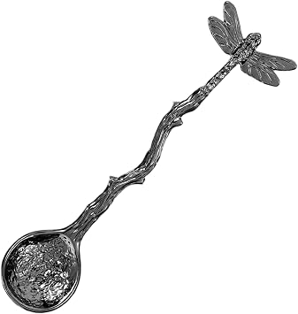 Retro Dragonfly Tea Spoon, Stainless Steel Coffee Spoons Cute Spoons Long Handle Tableware Creative Sugar Spoon Stir Bar for Teas Sugar Cake Coffee Kitchen