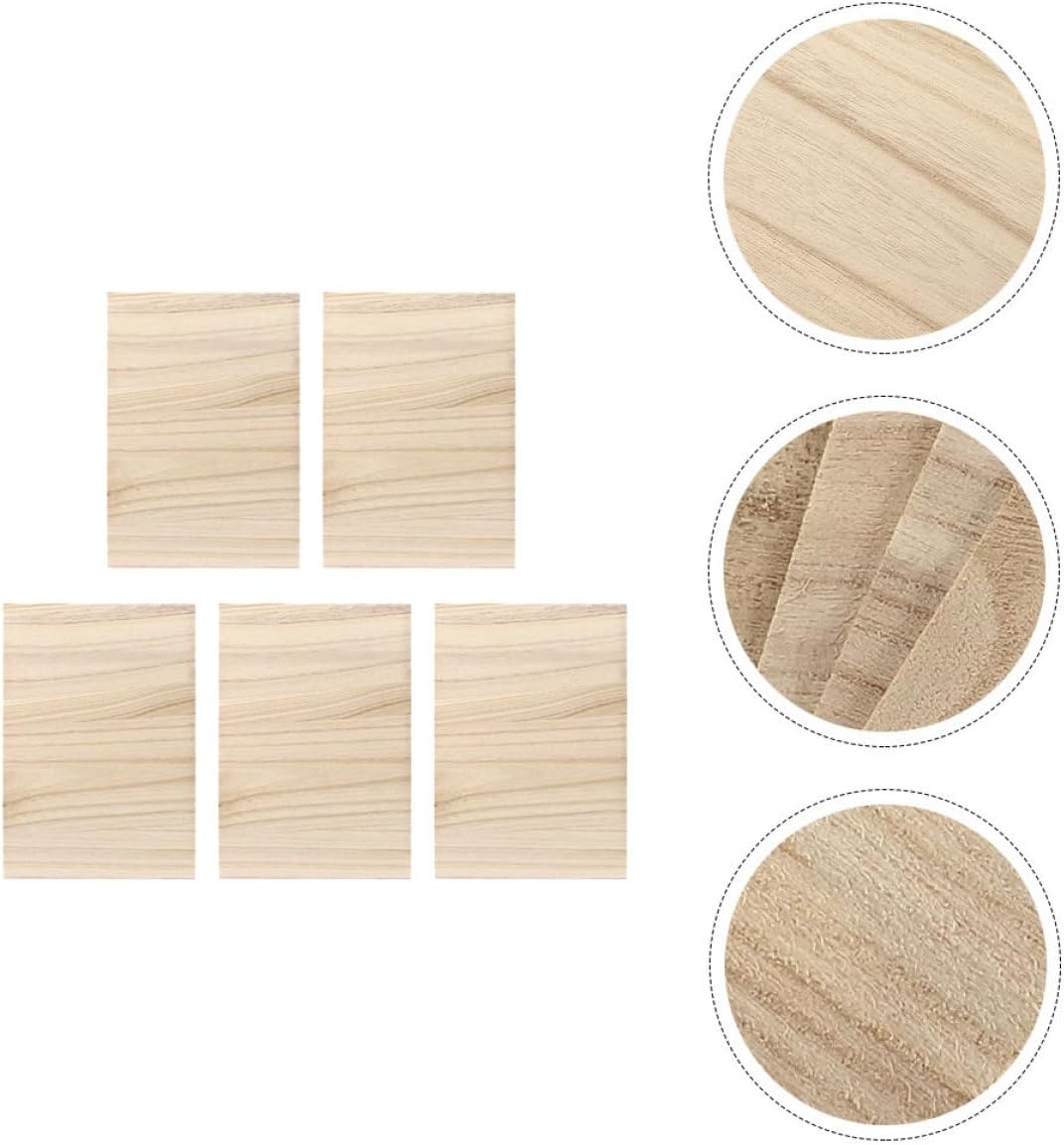 TOYANDONA 5pcs Taekwondo Breaking Boards Wood Punching Boards 0.9cm Thick Portable Karate Practice Martial Arts Training Target for Adults and Youth