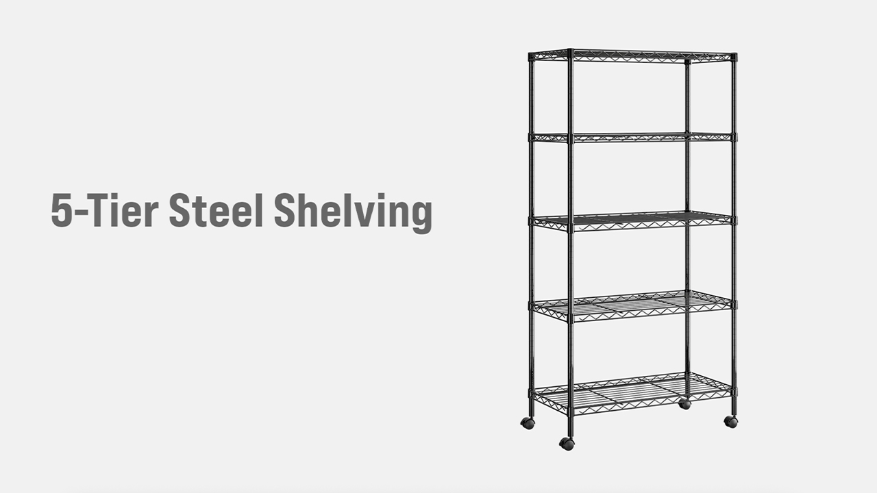 Amazon.com: Seville Classics Solid Steel Wire Shelving Storage