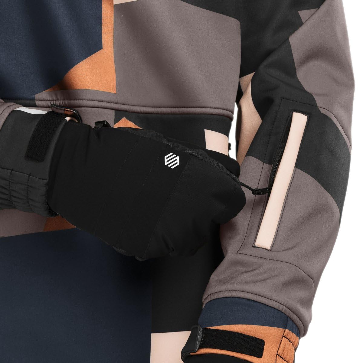 SIROKO W1 Ski- & Snowboardjacke Herren Wasserdicht Wärmeschutz Fronttasche Wintersport