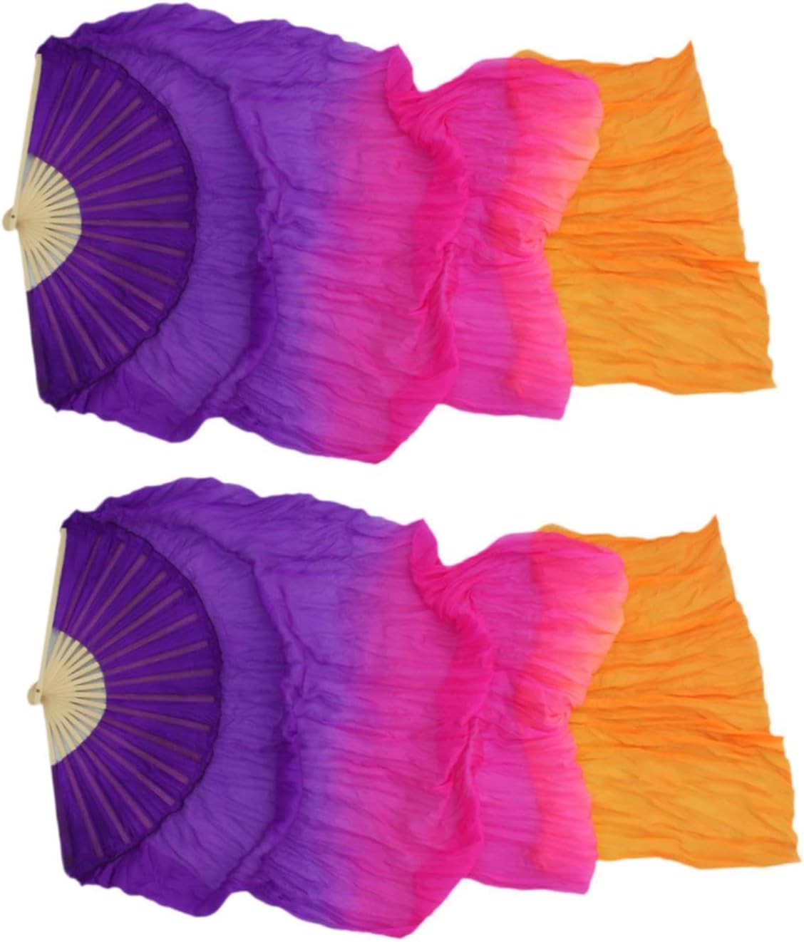Belly Dance Fan Veils for Women Show and