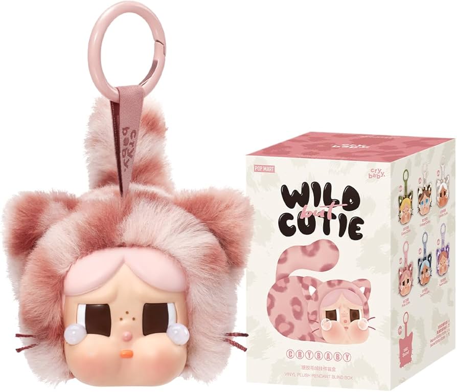 CRYBABY Wild but Cutie ぬいぐるみペンダント2点セット Amazon.co.jp: POP MART CRYBABY Wild but Cutie シリーズ