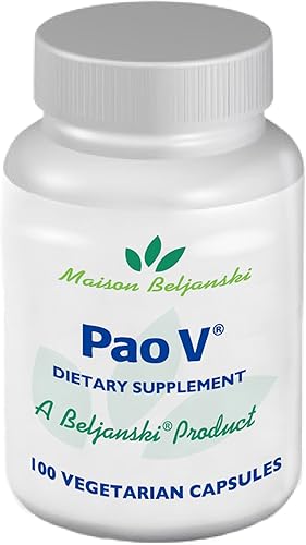 Beljanski® Productos - Suplemento Dietético Pao V® - Extracto de Pao Pereira - 100 Cápsulas