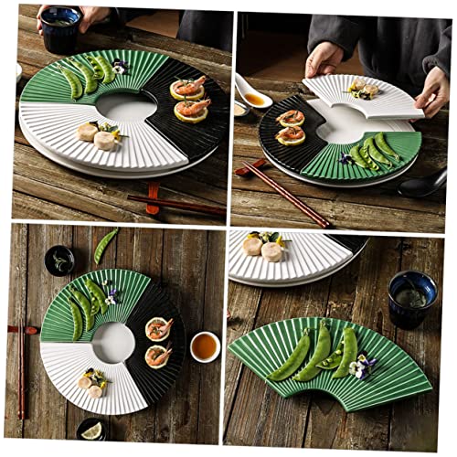 Plato de cerámica estilo japonés para sushi miniatura 5