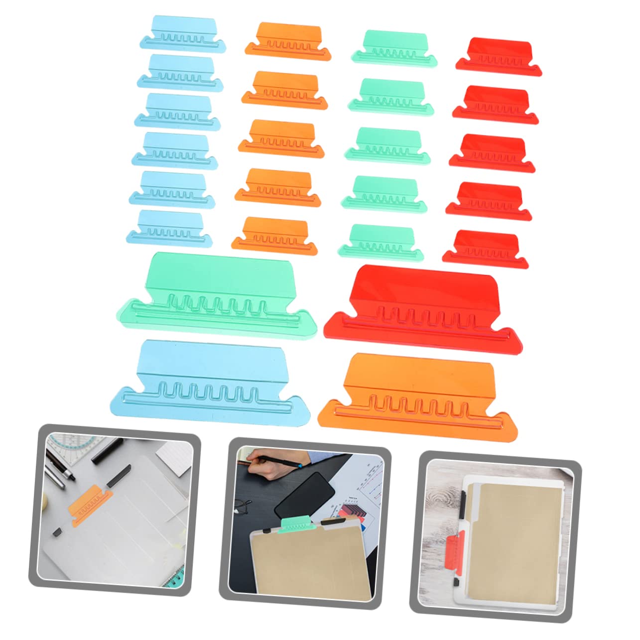 NUOBESTY 160pezzi Linguette Colorate Per Cartelle Appese Con Inserti Per Ufficio e Scuola Etichette Per Classificazione Documenti Facili Da Utilizzare Per Archiviazione e Organizzazione