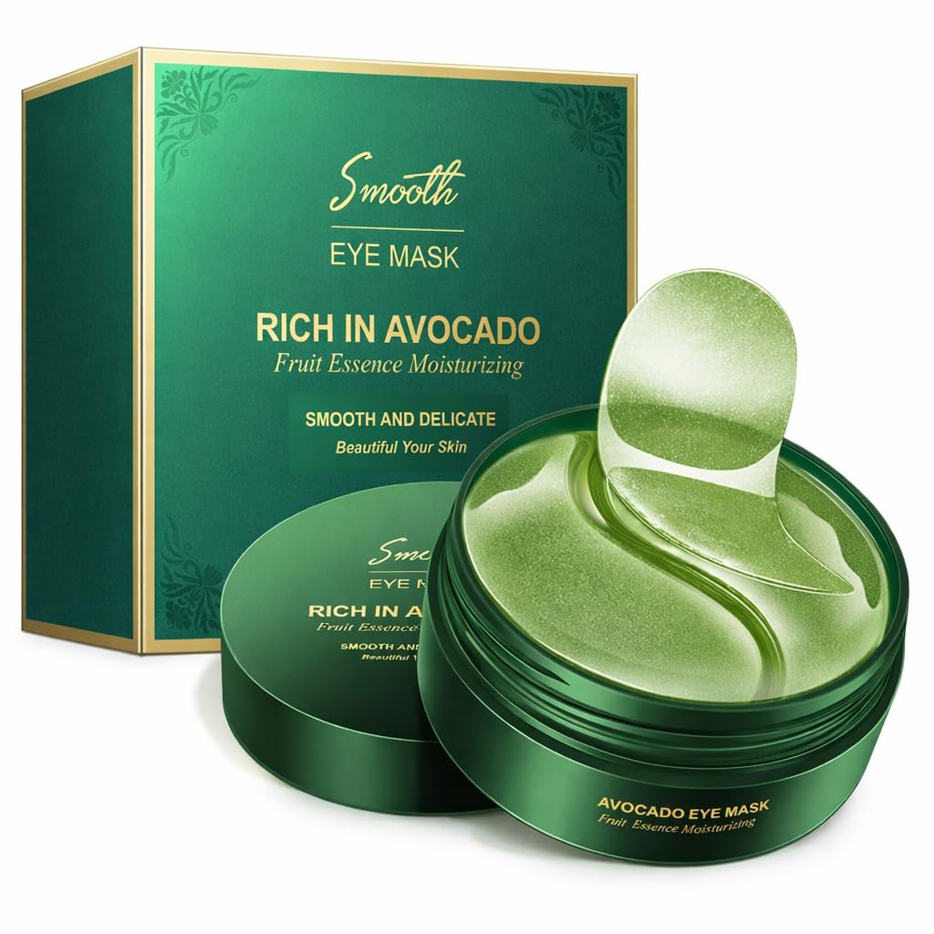 Umite Chef Avocado Eye Mask Hydrogel Under Eye Patches – Dark Circles Remover, Puffy Eyes Treatment, Anti Aging Eye Care Mask, Deep Moisturizing & Hydrating Fruit Essence Eye Pads for Men & Women-picture-19