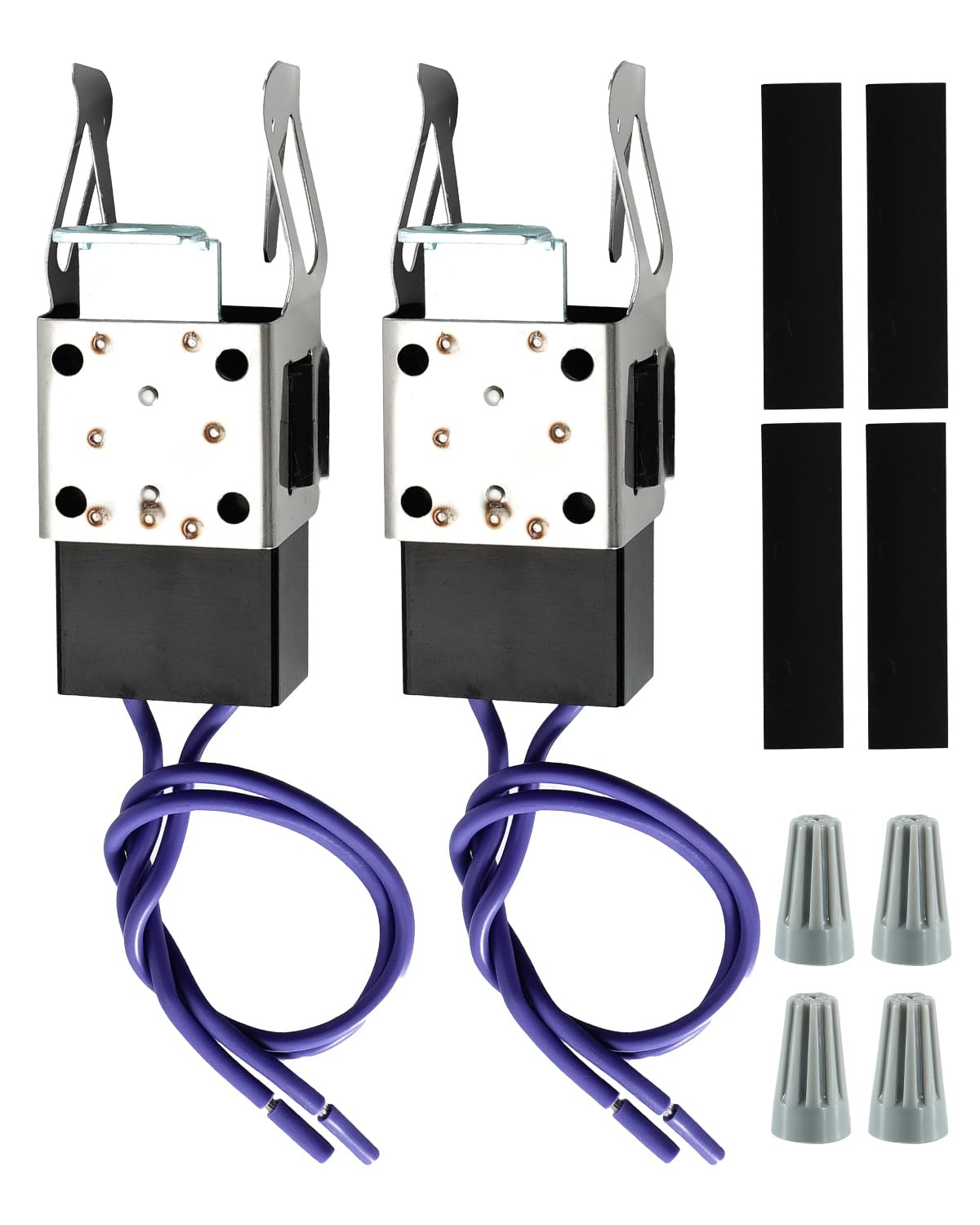 2Set Element Receptacle and Wire Kit Fit for GE Electric Ranges Hotpoint