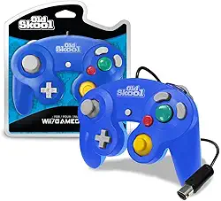 Old Skool GameCube/Wii Compatible Controller - Blue Special Edition